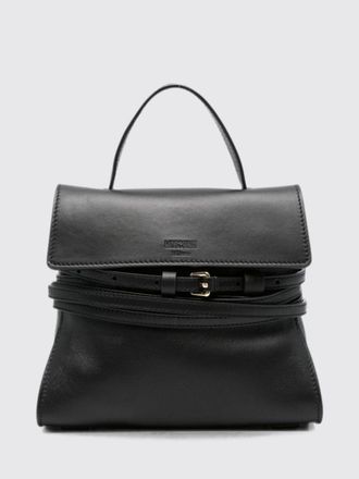 Moschino Mini borsa a mano Tie Me in pelle con tracolla