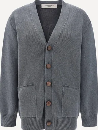Golden Goose Cotton V-neck Cardigan Female XS