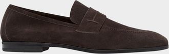 Tom Ford Men & apos;s Sean Suede Penny Loafers