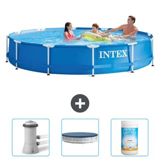 Intex Piscina Con Estructura Redonda - 366x76 Cm - 6-piezas Scb75