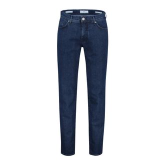 Brax Brax, Jeans, Heren, Blauw, W40 L30, Katoen, Donkerblauwe 5-pocket jeans