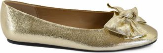 Corkys Footwear Womens Crinkle Metallic Sugar Rush Flats In Gold