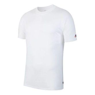 Nike Mens Nike SB Skateboard Short Sleeve White T-Shirt CW6946-100