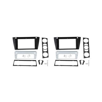OEM Dos Paneles De Radio Para Coche Para E90 Y E91, Kit De Panel Frontal Para Salpicadero Con Reproductor De Dvd Est&eacute;reo De 9 Pulgadas