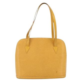 Louis Vuitton Pre-owned Handbags, female, Yellow, Size: ONE SIZE Pre-owned Lussac Handbag