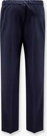 Hev&ograve; Mens Trousers Torre Chianca Blue Polyester
