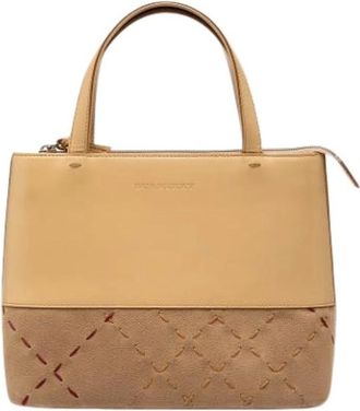 Burberry Borsa Tote Pre-owned in Camoscio - - Pre-owned - Donna - Marrone - ONE SIZE