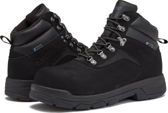 Hi-Tec Mens Excavator Waterproof Work Boots In Black