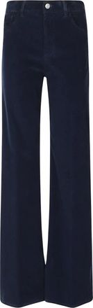 Dondup Amber Pantaloni a Palazzo - - Trousers - Donna - Blu - W27