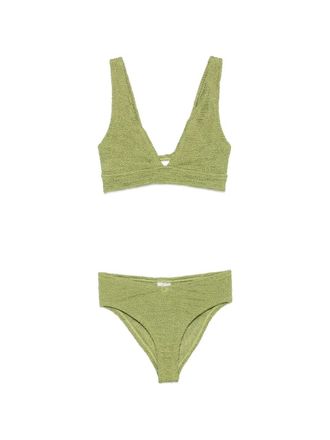 Hunza G Angel Bikini Metallic Crinkle