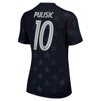 Nike Christian Pulisic USMNT 2026 Stadium Away Nike Womens Dri-FIT Soccer Jersey in Blue | NN203943370-USM