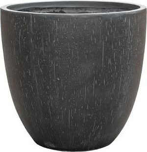 Baq Hochwertiger In-/Outdoor Blumentopf Raindrop Couple ø 54 x Höhe 51 cm, Anthrazit