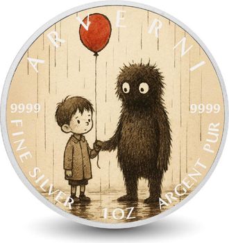 OEM El Regalo - Moneda De Plata Fina De 1 Oz Coloreada Susurros De Bondad