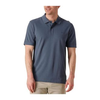 HUGO BOSS Heren, Tops, Blauw, Maat: XL Katoen