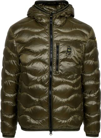 Blauer Jassen, Heren, Groen, XL, Nylon, Wave Down Jacket