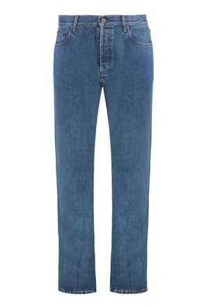Burberry Blue Mid Rise Jeans