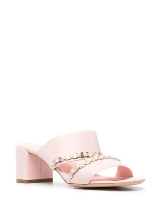 Ferragamo Vara Chain Sandal - Pink