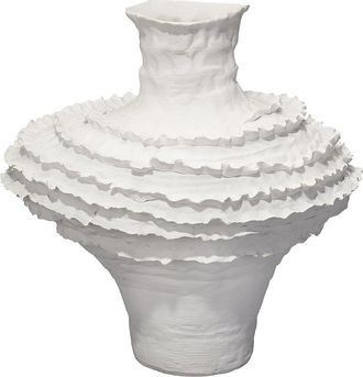 Jamie Young Co. Ruffle Ceramic Decorative Vase
