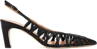 Lella Baldi Decolte in Pelle - Dames - Pumps - Zwart - 36 EU - Leer - Schoenen