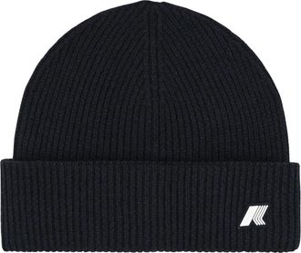K-Way Brice Cappello IN Lana A Coste - Heren - Hoeden - Blauw - M/L - Wol - Accessoires