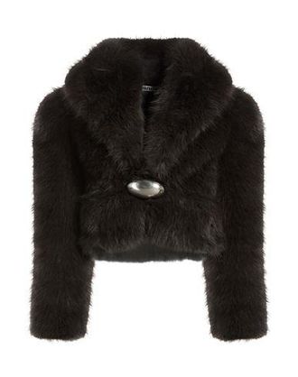 Alexander Wang ROPA DE ABRIGO - Borreguito y pelo ecol&oacute;gico en YOOX.COM