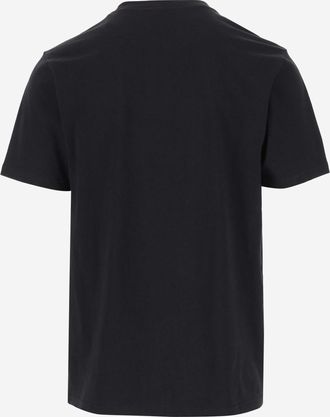 Carhartt Work in Progress Mens Cotton Logo T-Shirt, Black Single Jersey T-Shirts And Polos