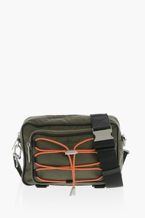 Off-white Borsa a Tracolla COURRIER CAMERA in Tessuto Tecnico con Lacci a Contrasto Off-White