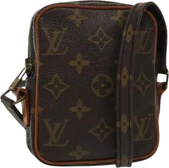 Louis Vuitton Pre-owned Cross Body Bags, female, Brown, Size: ONE SIZE Pre-owned Vintage Canvas Cross Body Bag