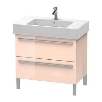 Duravit Duravit X-large Mueble De Pared 6543, 2 Extra&iacute;bles, 800mm Para Vero 032985 (sin Lijar), Color (frente/cuerpo): Perla De Albaricoque Laca De Alto Brill