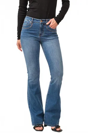Dear John Denim Laney Jackman High Flare Jean In Huger
