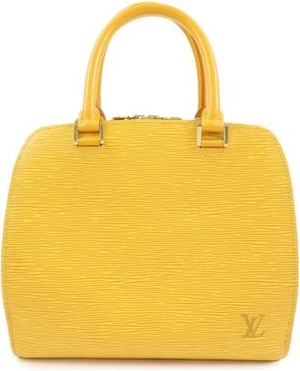 Louis Vuitton Pont Neuf Epi Leather Yellow Leather Handbag (Pre-Owned)