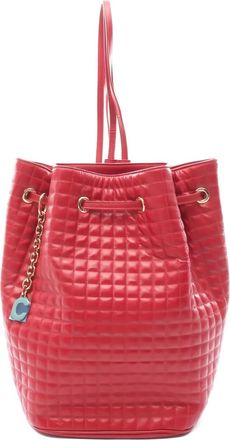 Celine 2010s quilted backpack - Red