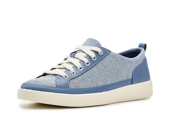 Vionic Winny Womens Shoes Pacific Blue Denim Canvas : 9.5 W, Leather