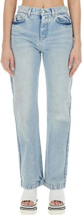 Stella McCartney Straight Leg Denim Jeans - Blue