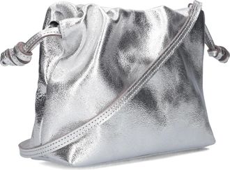 Notre-V Tassen, Dames, Grijs, ONE Size, Zilveren Schoudertas Arela