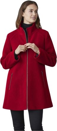 Junge Marie Swinger Parka - Dames - Parka Jassen - Rood - 4XL - Wol - Jassen