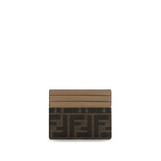 Fendi Bruine Polyester Portemonnee