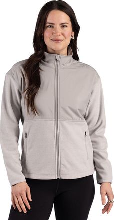 Cutter & Buck Hunts Point Recycled Fleece Womens Hybrid Full Zip Jacket