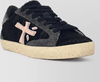 Premiata leather low-top sneakers