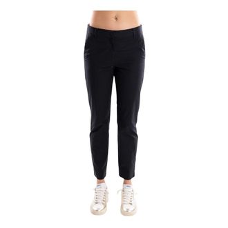 Marella Gettone Broek - Dames - Slim Fit Broeken - Zwart - M - Katoen - Broeken