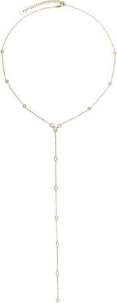 Petit Moments Stone Drop Lariat Necklace in Gold at Nordstrom