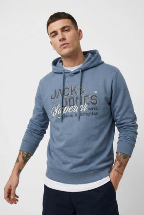 Jack & Jones Plus Size Jack & Jones PlusSize JJELOGO SWEAT HOOD 2 COL 24/25 NOOS PLS, mit Logo Frontprint