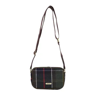 Barbour Tassen, Dames, Groen, ONE Size, Wol, Contin TTN Mini Crossbody Bag