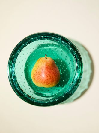 Yali Glass Vegas Hand-Blown Murano Glass Low Bowl