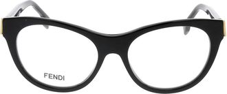 Fendi Chique dameszonnebril - Dames - Brillen - Zwart - 53 MM - Accessoires