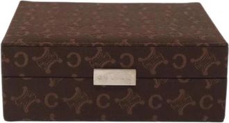 Celine Pre-owned Jewelry Box - Dames - Vintage Accessoires - Bruin - ONE Size - Leer - Vintage