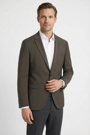 Cinque Baukastensakko CINQUE CIMONOPOLI-S, Herren, Gr. 102, braun, Web, Obermaterial: 53% Polyester, 43% Schurwolle, 4% Elasthan, unifarben, schmal, Sakkos B