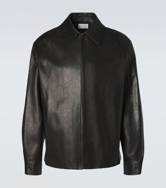 The Row Mount leather jacket