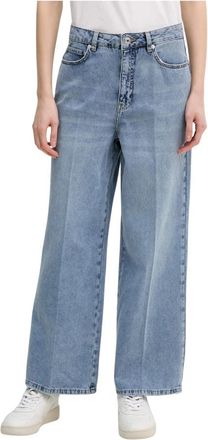 Marc Aurel Wide Jeans - Dames - Loose Fit Jeans - Blauw - S - Katoen - Jeans