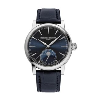Frederique Constant Manufacture Classic - Dames - Horloges - Blauw - ONE Size - Accessoires